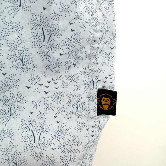 Howler Bros Shirt Mens Blue Plaid Western Pearl Snap Pockets Heed The Call-Large - Picture 4 of 8